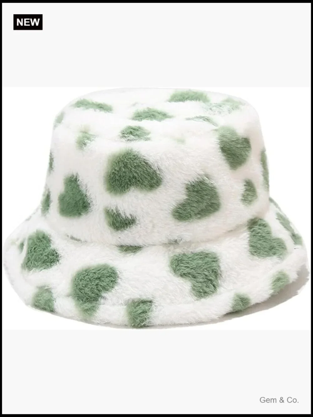 Women's Faux Fur Warm Bucket Hat Winter Fuzzy Outdoor